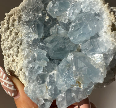 CELESTITE CLUSTER | tranquility | angelic realms
