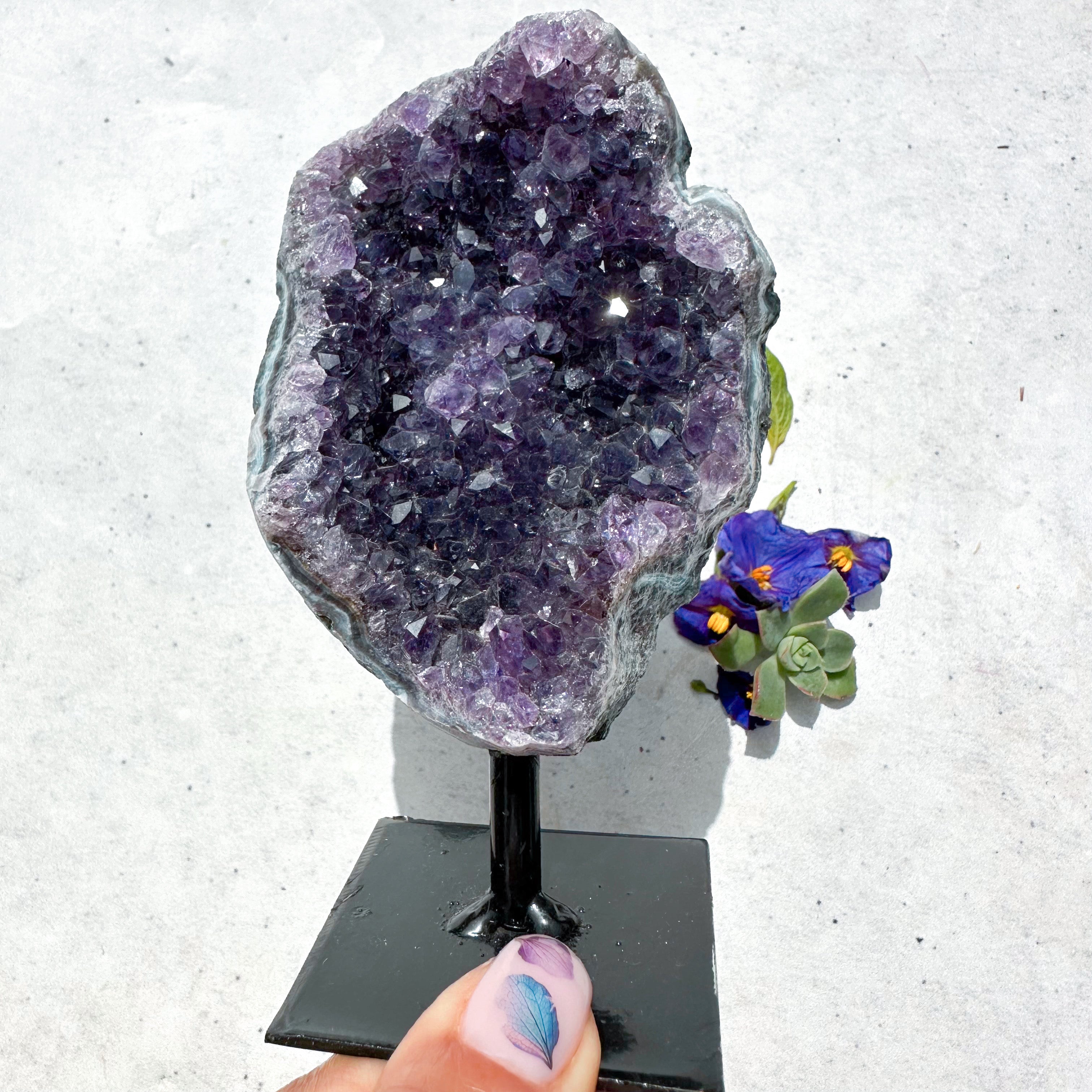 2kg Amethyst Cluster Powerful Deep Purple Crystals Spiritual