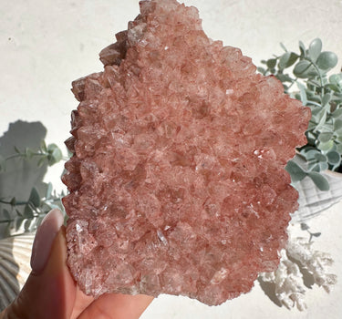 ELESTIAL PINK LITHIUM CLUSTER | ease anxiety | spiritual growth