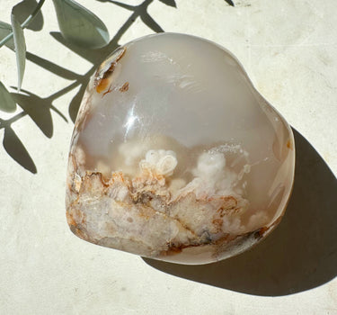 BLOSSOM AGATE HEART | manifesting | confidence