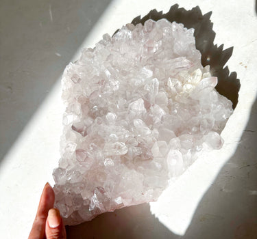 XL PINK LITHIUM QUARTZ CLUSTER | soothes emotions | clarity