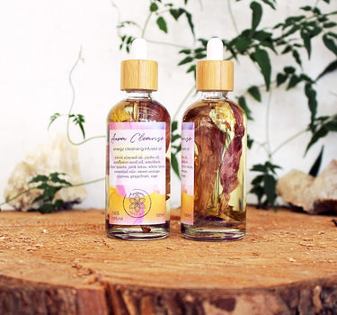 AURA CLEANSE OIL | move loosen and move stagnant energy from your body as well as your energetic field| ritual oil
