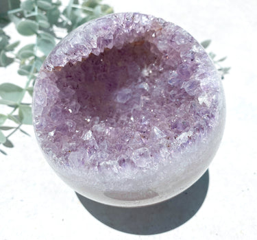 XL AMETHYST STATEMENT SPHERE | Calming | Protective