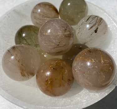 MULTI RUTILE SPHERES | Connect to Angels | Manifest